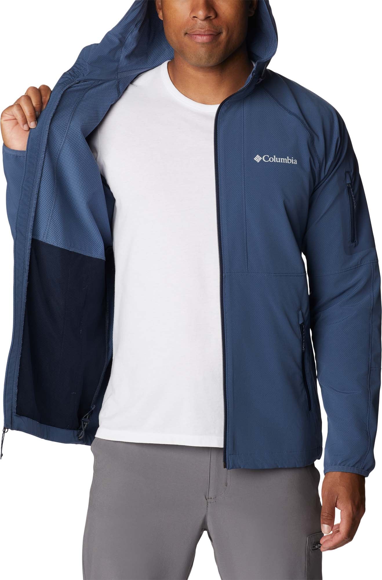 Tall Height Hooded softshelljack