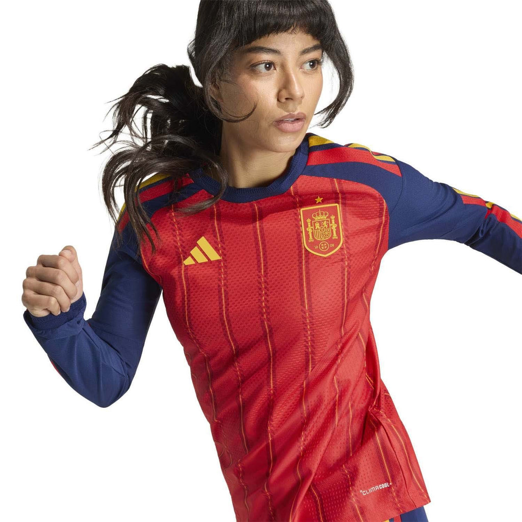 Spanje 26 Authentiek Thuisshirt met Lange Mouwen