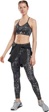Wor Aop Tri Back Bra- Pad