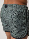 Retro Print Swim Shorts