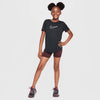 one girls' dri-fit short-sleev