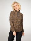 Fuzzy 20 1/4 Zip Top