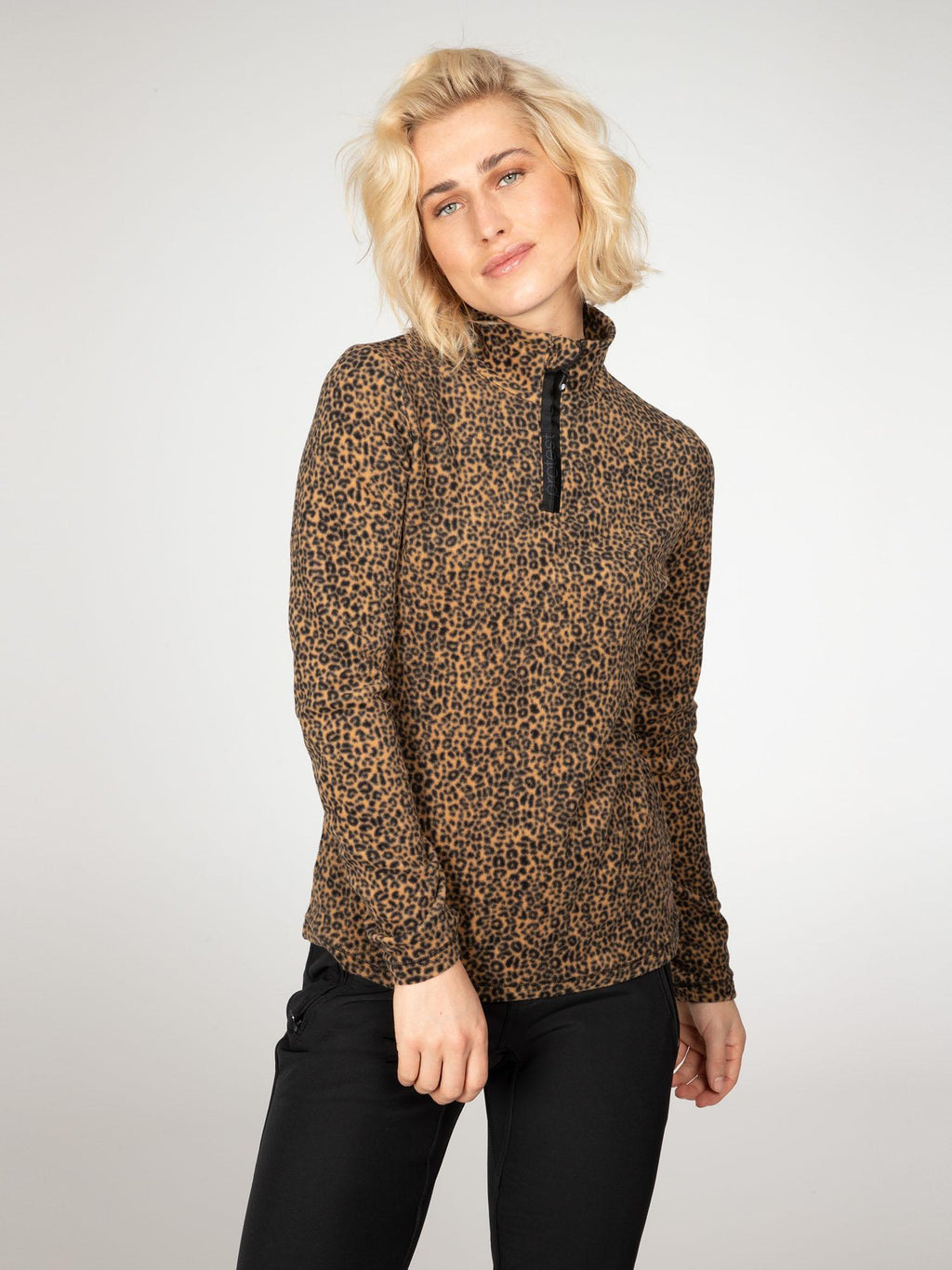 Fuzzy 20 1/4 Zip Top