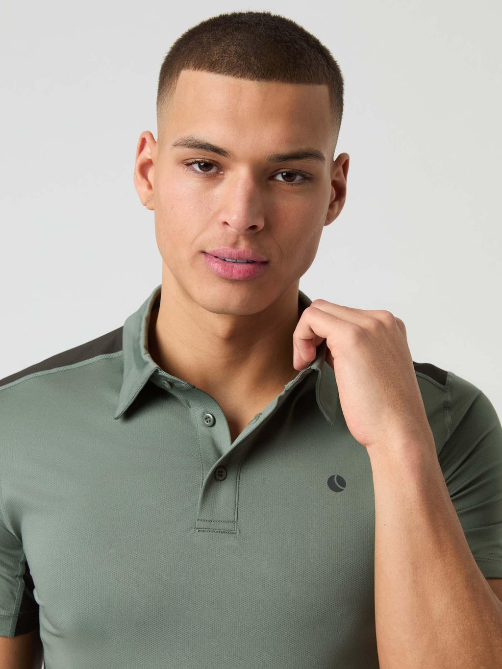 Ace Mesh Panel Polo Shirt