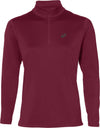 silver ls 1/2 zip winter top
