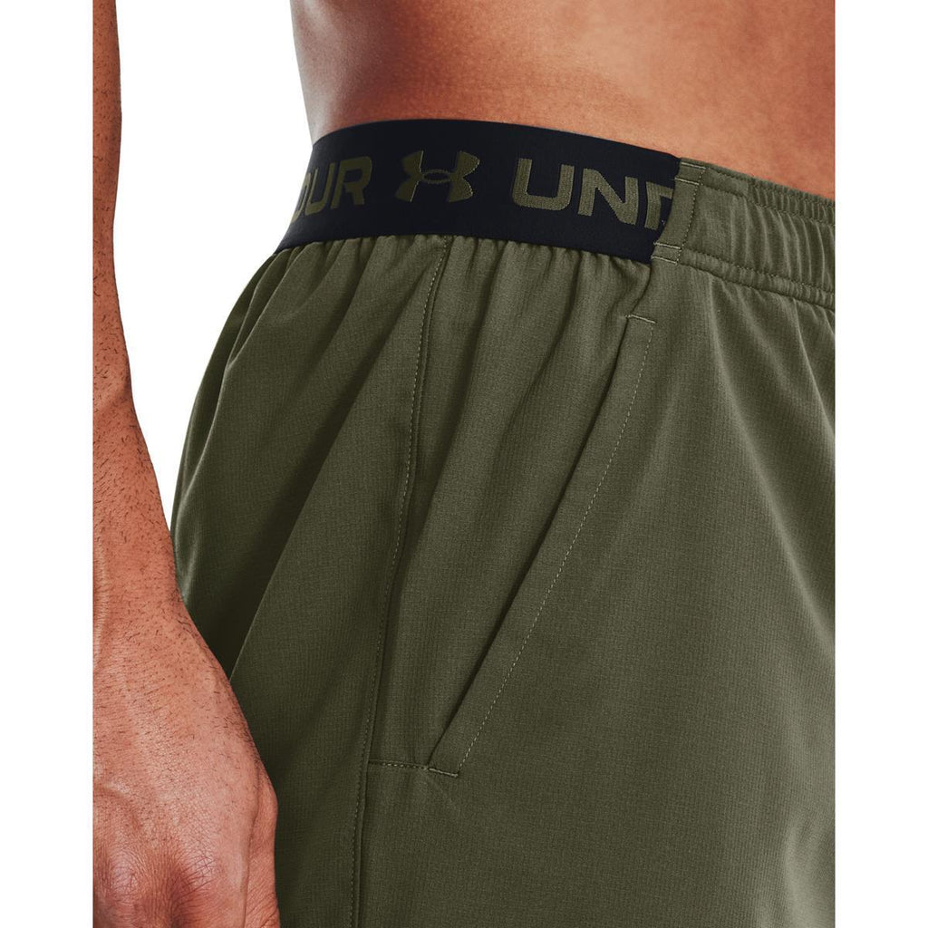 ua vanish woven 6in shorts-grn