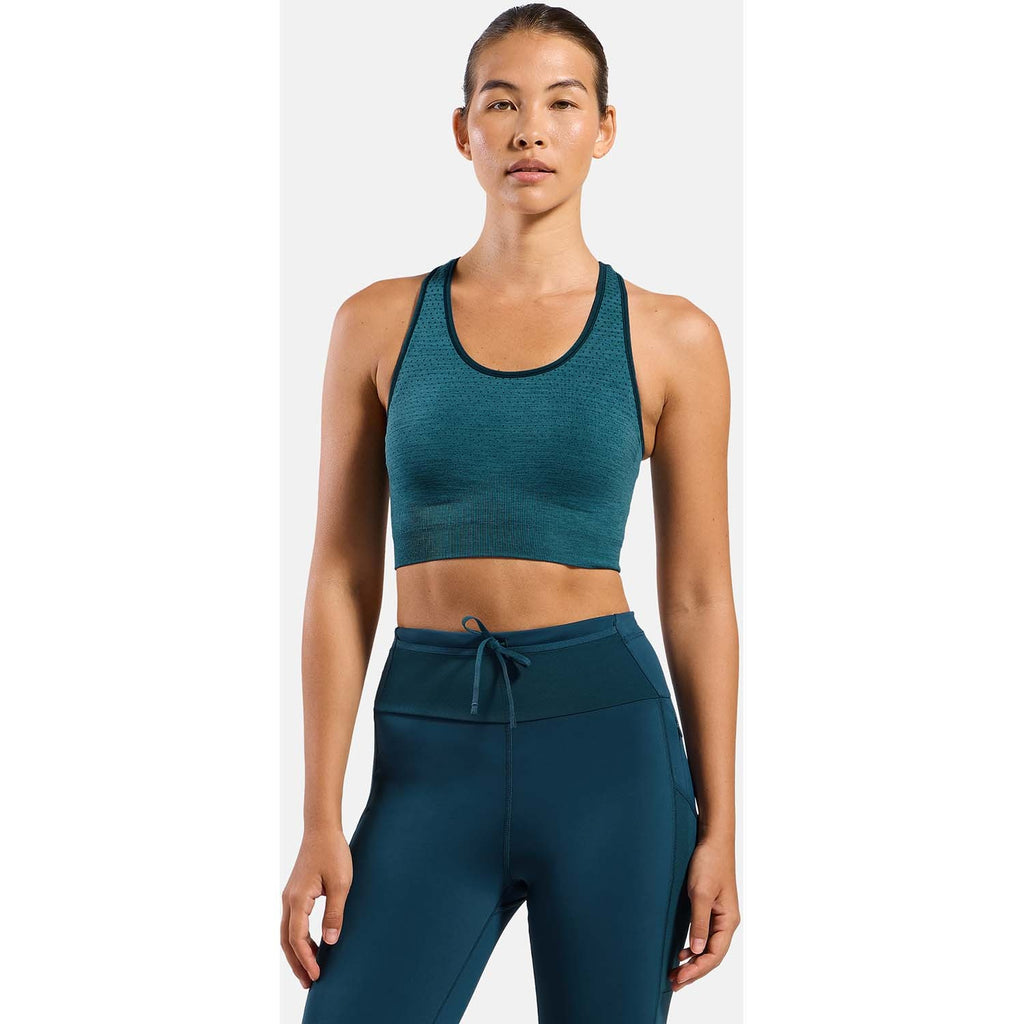 seamless medium padded  sport bra