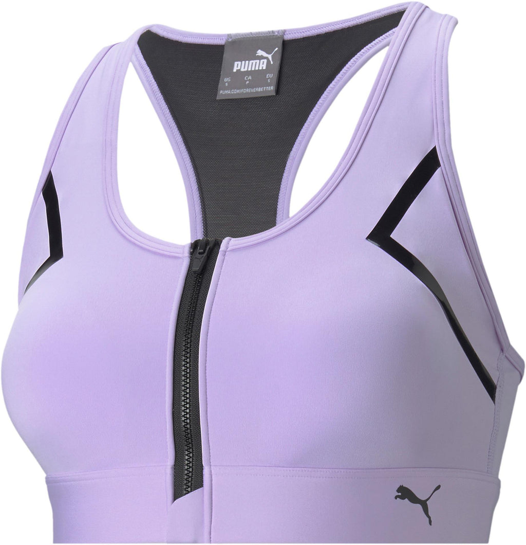High Impact Front Zip Bra