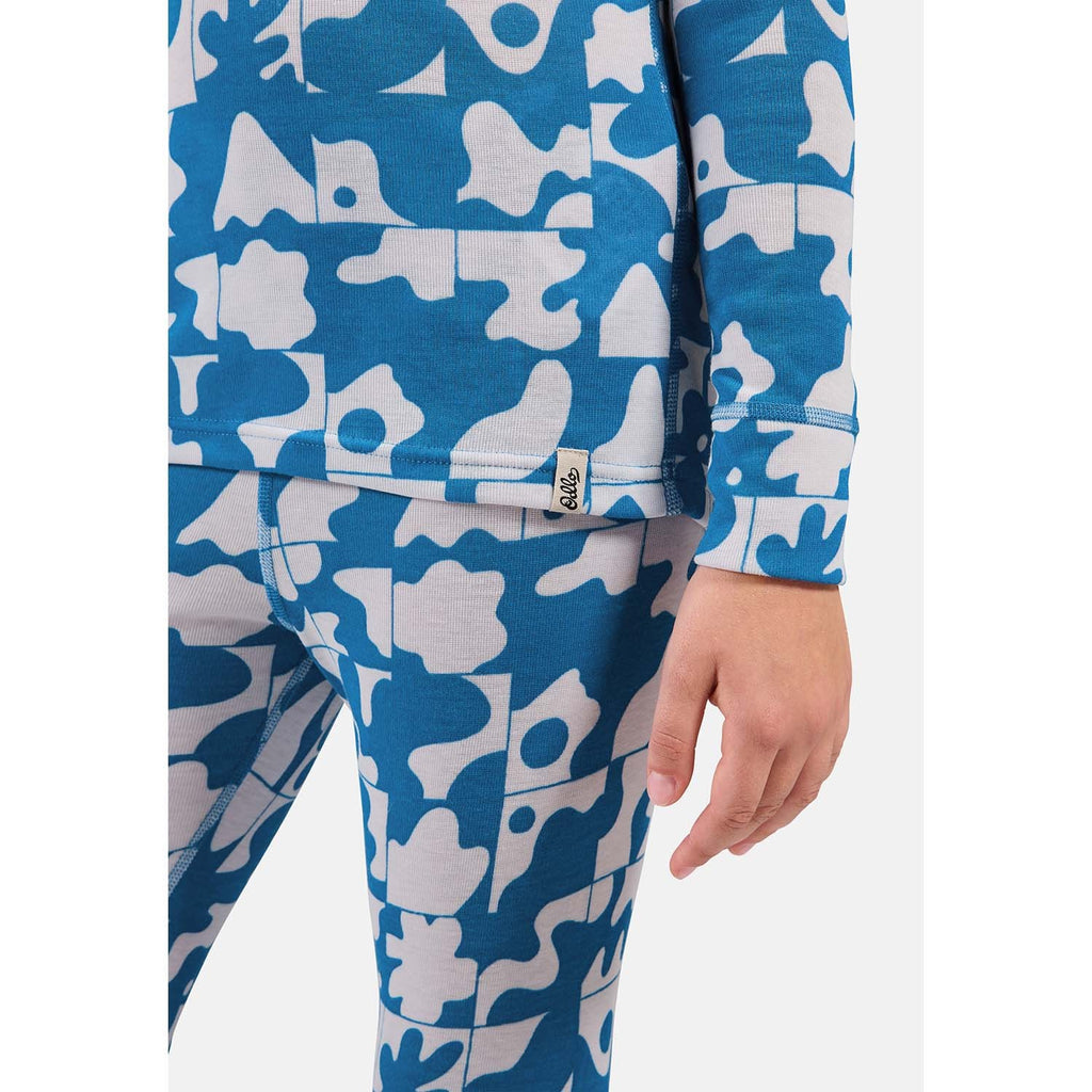active warm graphic kids base layer shirt