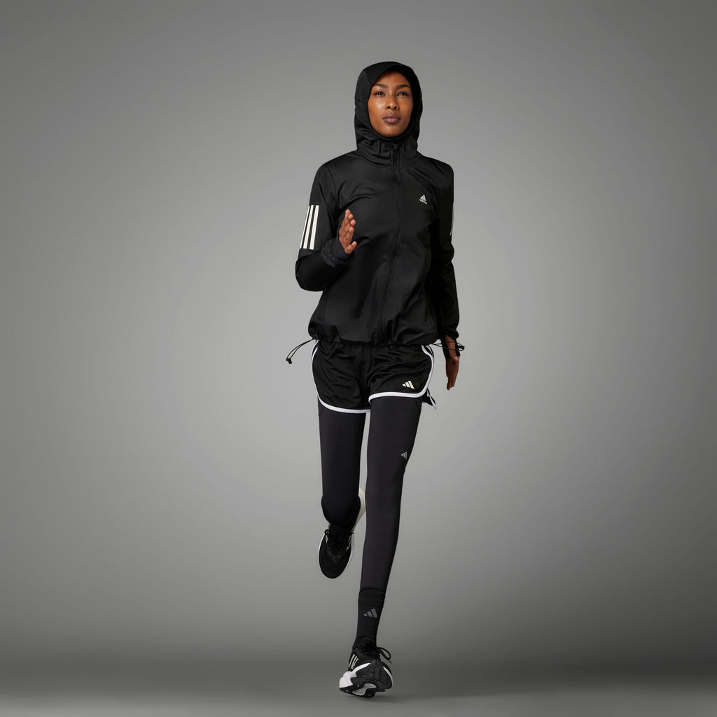 Own the Run Running windjack met capuchon