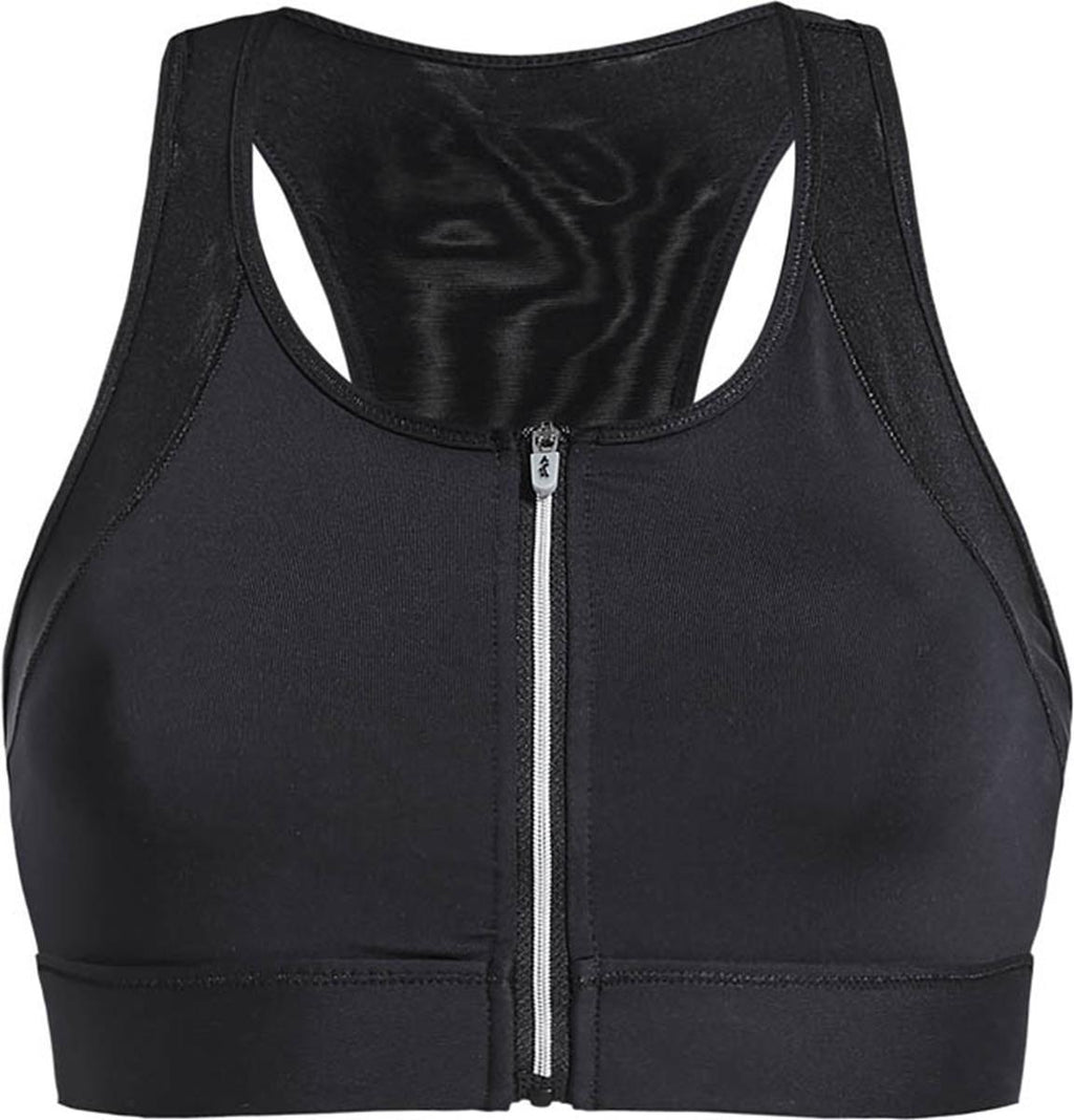 zip sports bra