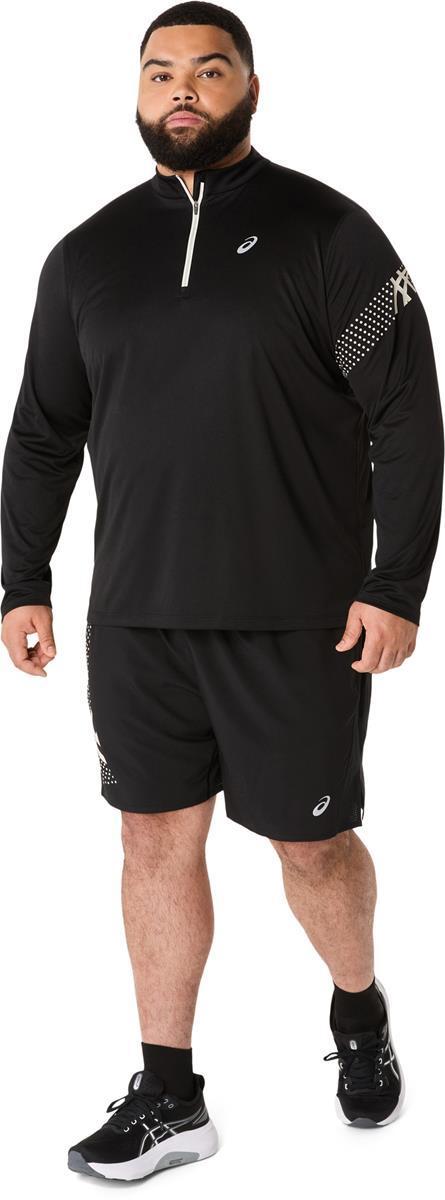 asics icon ls 1/2 zip