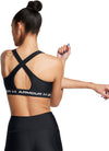 crossback mid bra-blk
