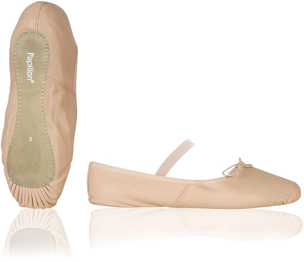 Leren kids balletschoenen