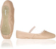 Leren kids balletschoenen