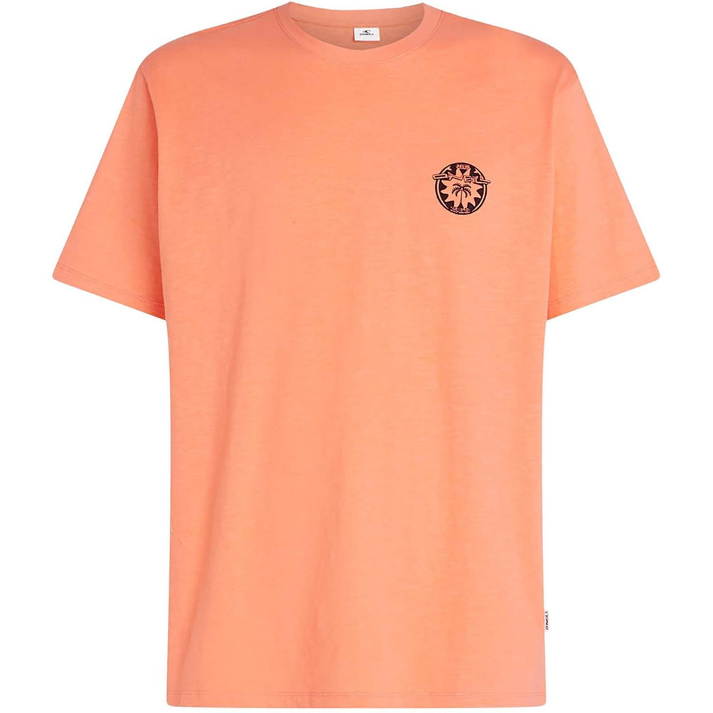 Slub Back Print T-shirt strand