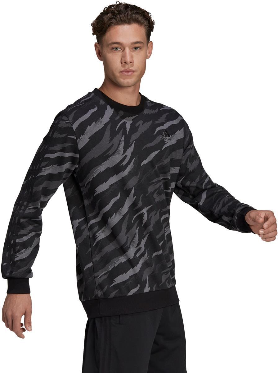 Essentials French Terry Camo-Print sweater