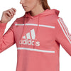 Essentials Logo Colorblock Fleece Cropped Hoodie