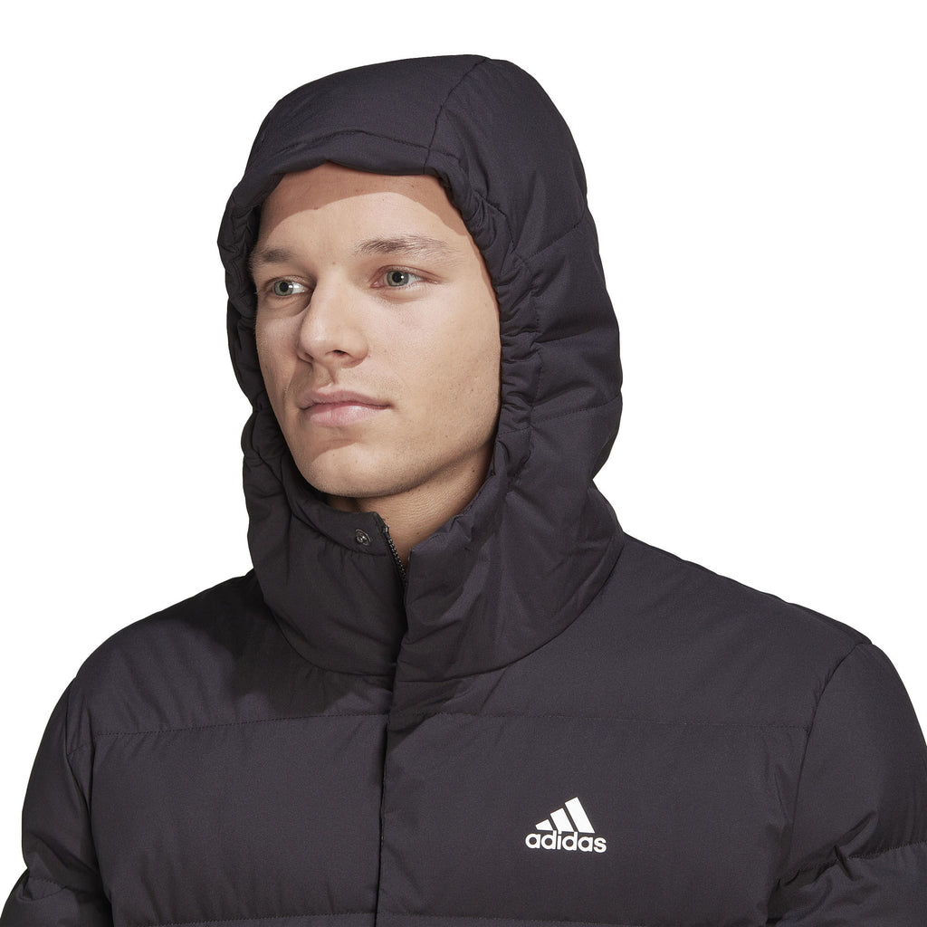 Helionic donsjack met capuchon