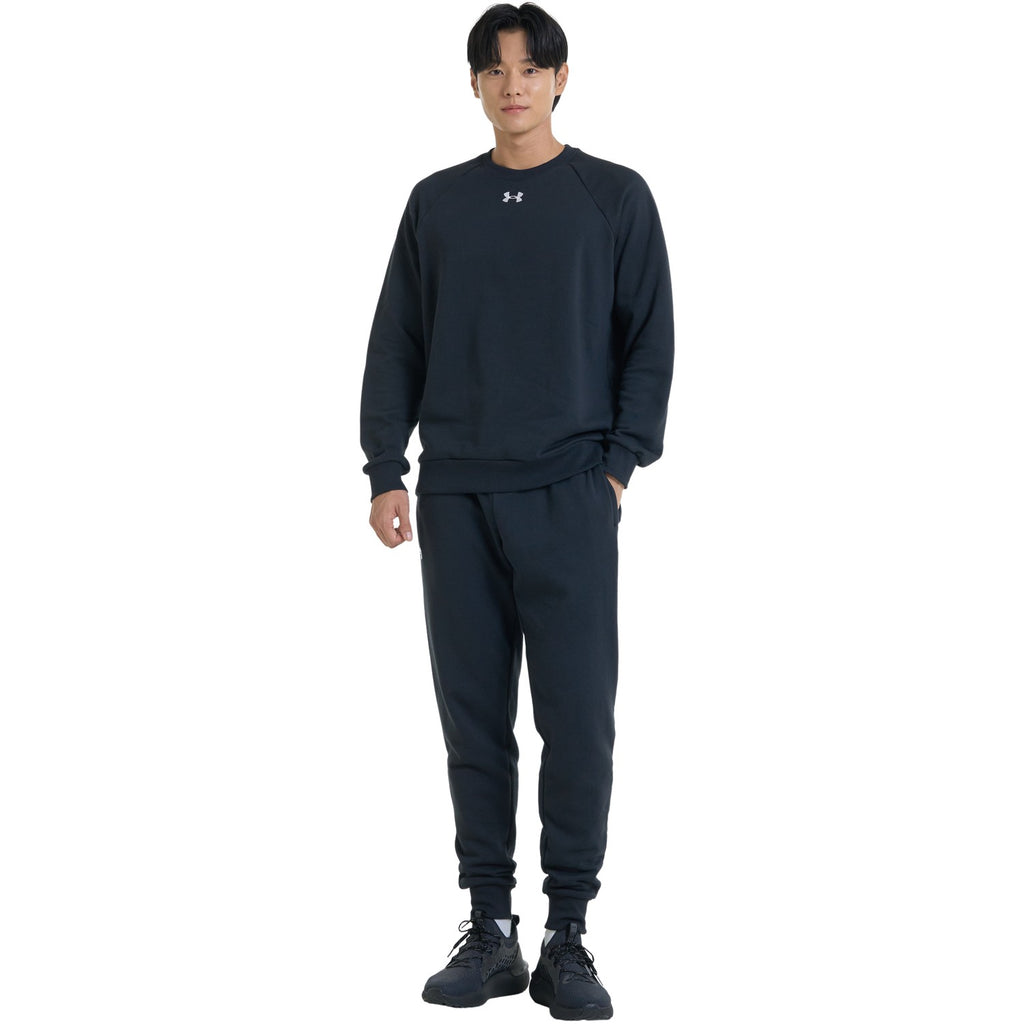 Ua Rival Fleece Crew-blk