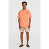 Slub Back Print T-shirt strand