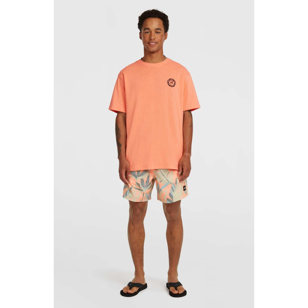 Slub Back Print T-shirt strand