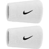 nike swoosh classic doublewide wristbands 2pk