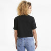 ess   metallic cropped tee