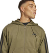 Essentials 3-Stripes Fleece hoodie