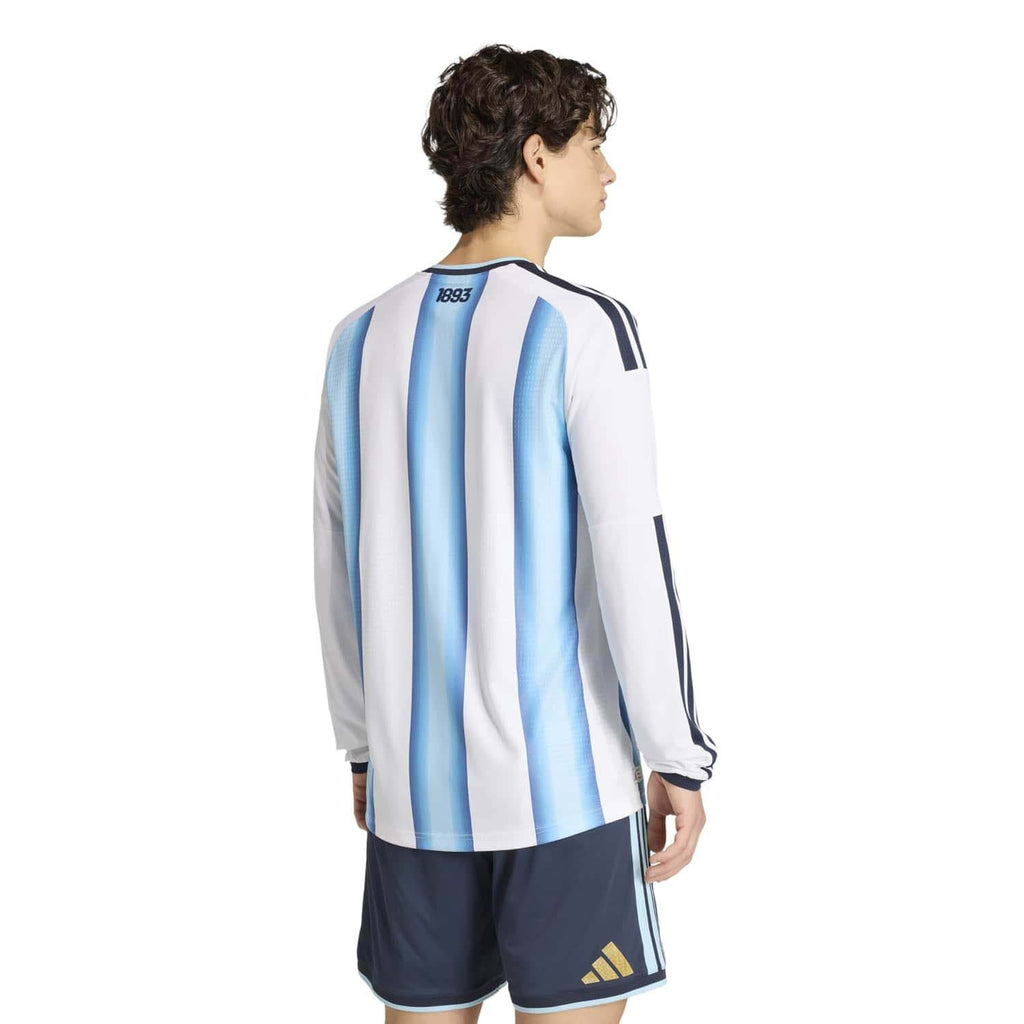 Argentinië 26 Authentiek Thuisshirt met Lange Mouwen