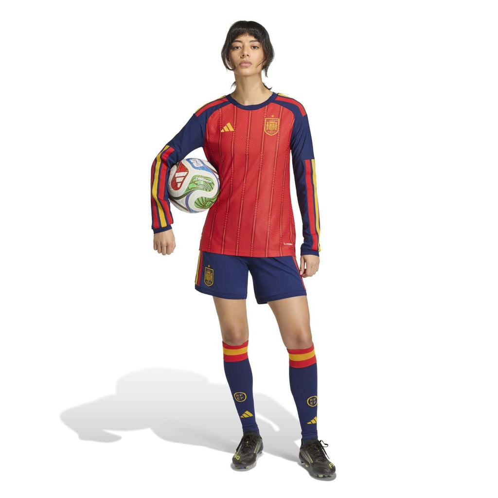 Spanje 26 Authentiek Thuisshirt met Lange Mouwen