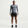 pro dri-fit men's strakke fitnesstop met lange mouwen