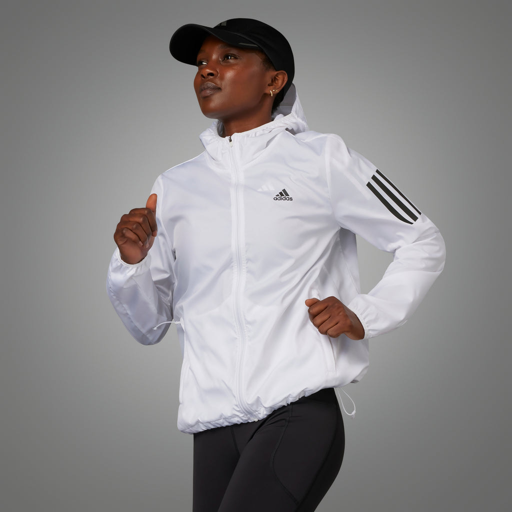 Own the Run Running windjack met capuchon