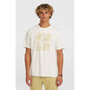 Melange Front Print T-shirt strand