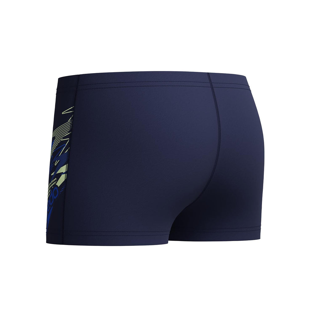MEDLEY LOGO AQUASHORT NVY/BLU
