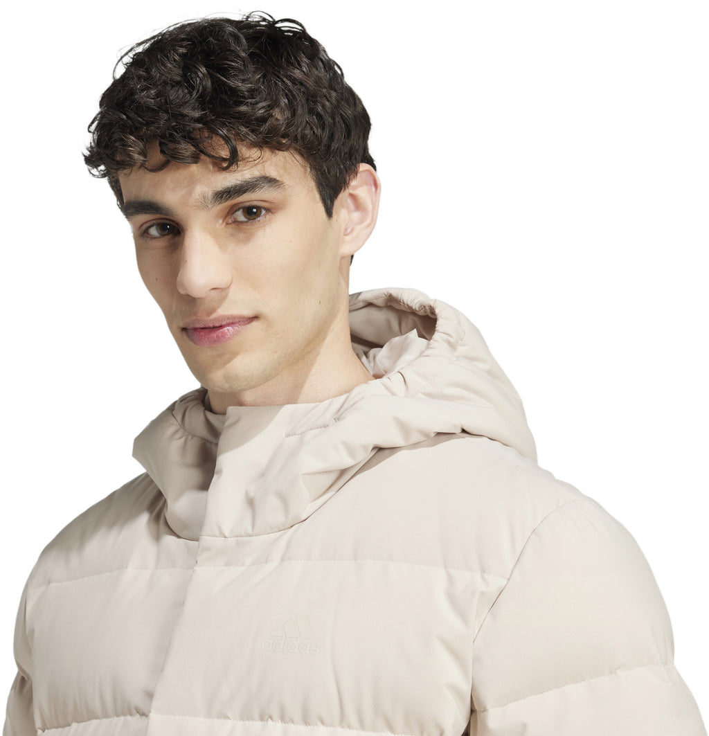 Helionic donsjack met capuchon