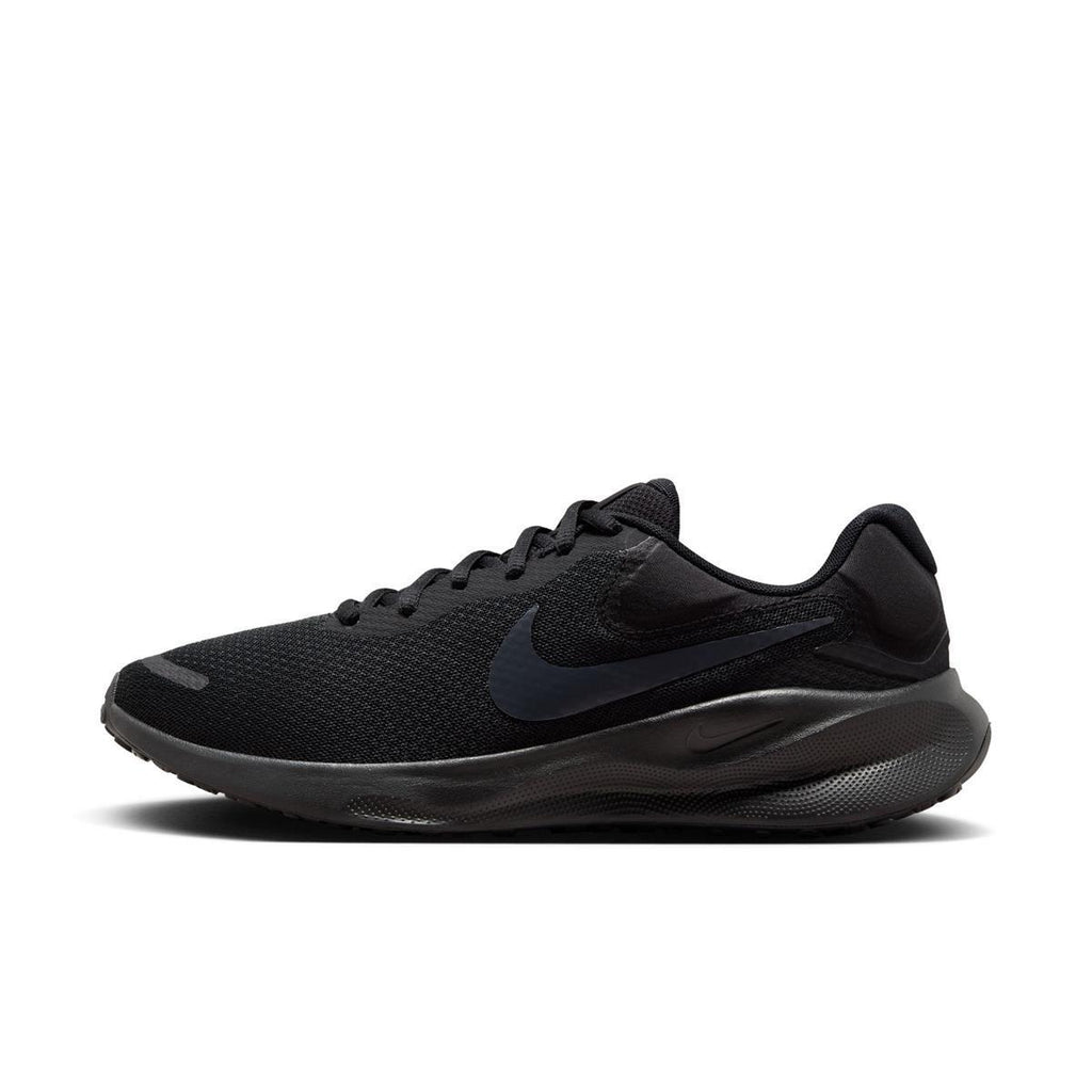 Nike Revolution 7 Men's Road Runnin, WOLF GREY/VOLT-SMOKE GREY-BLACK, 12