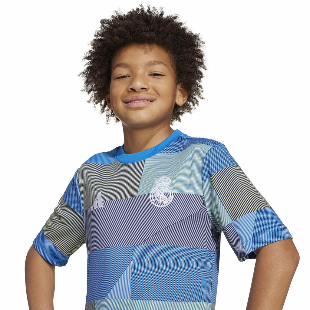 Real Madrid 25/26 Pre-Match Voetbalshirt Kids