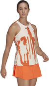 Thebe Magugu Tennis New York Y-Back top