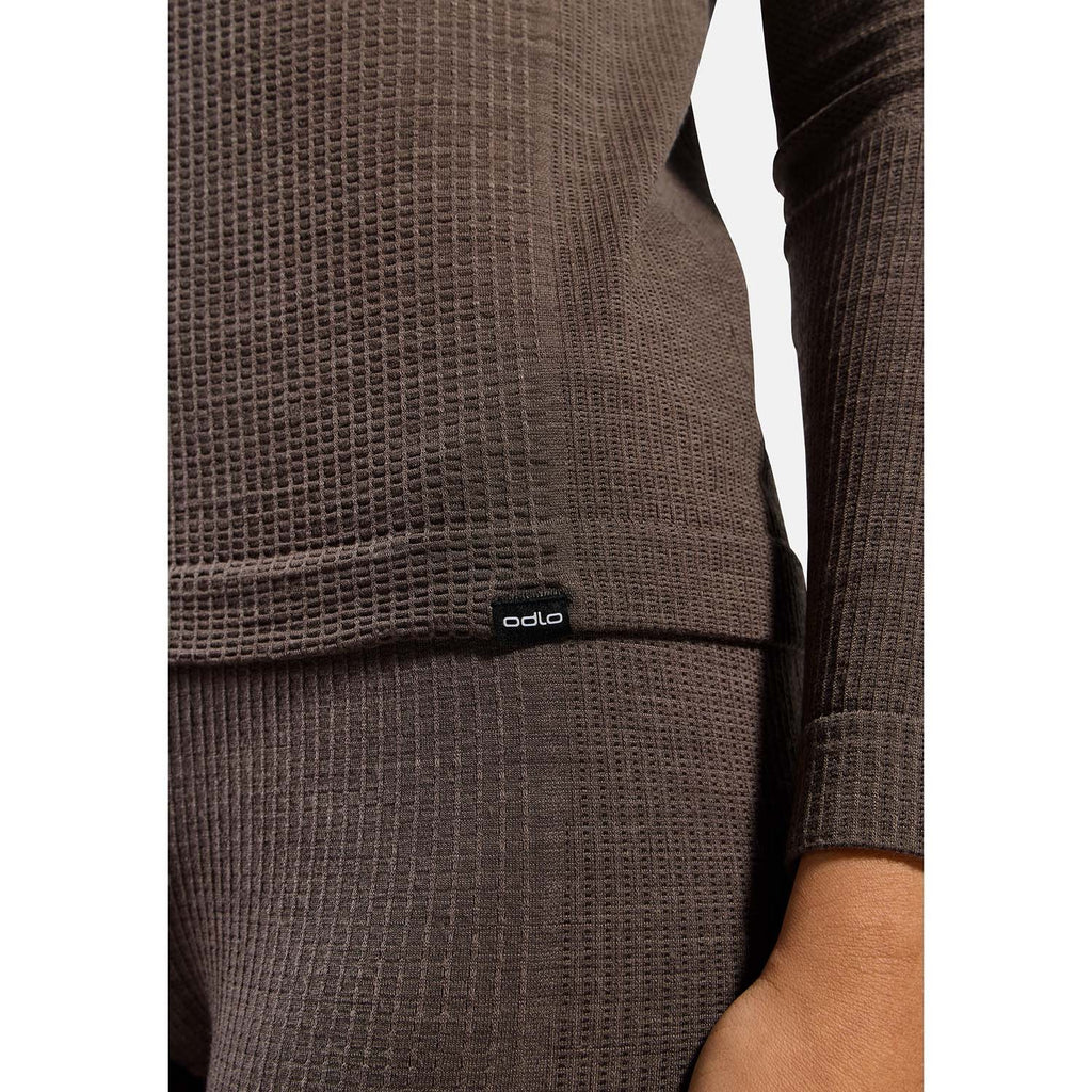 performance wool base layer shirt met facemask