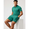 ace mesh panel polo shirt