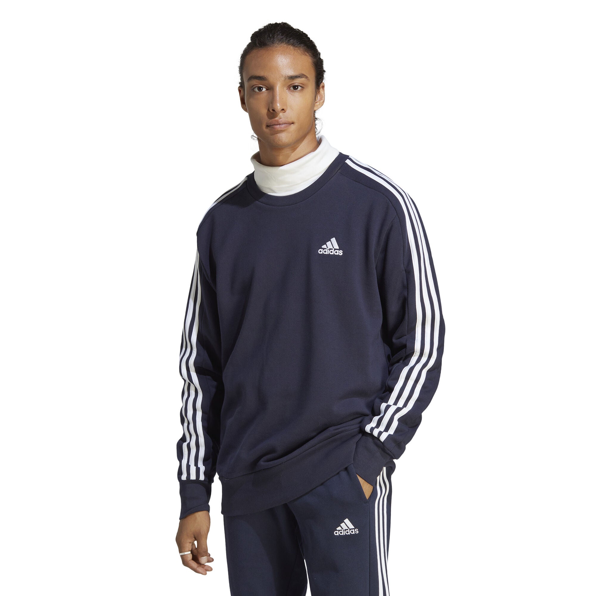 Essentials French Terry 3-Stripes sweater