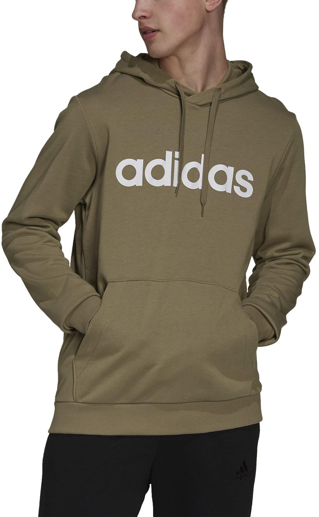 Essentials French Terry Linear Logo Hoodie