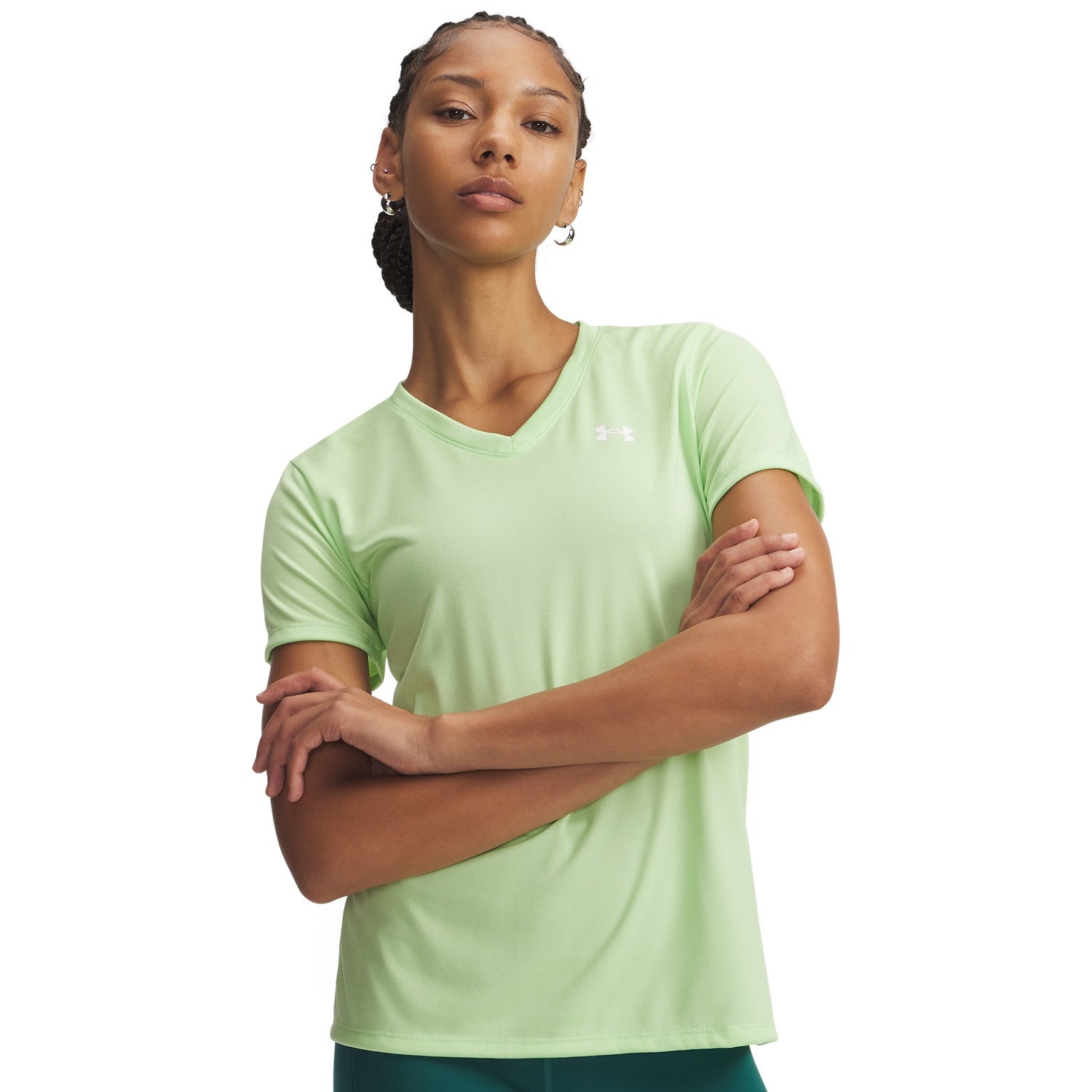 Tech Solid  V-hals Shirt
