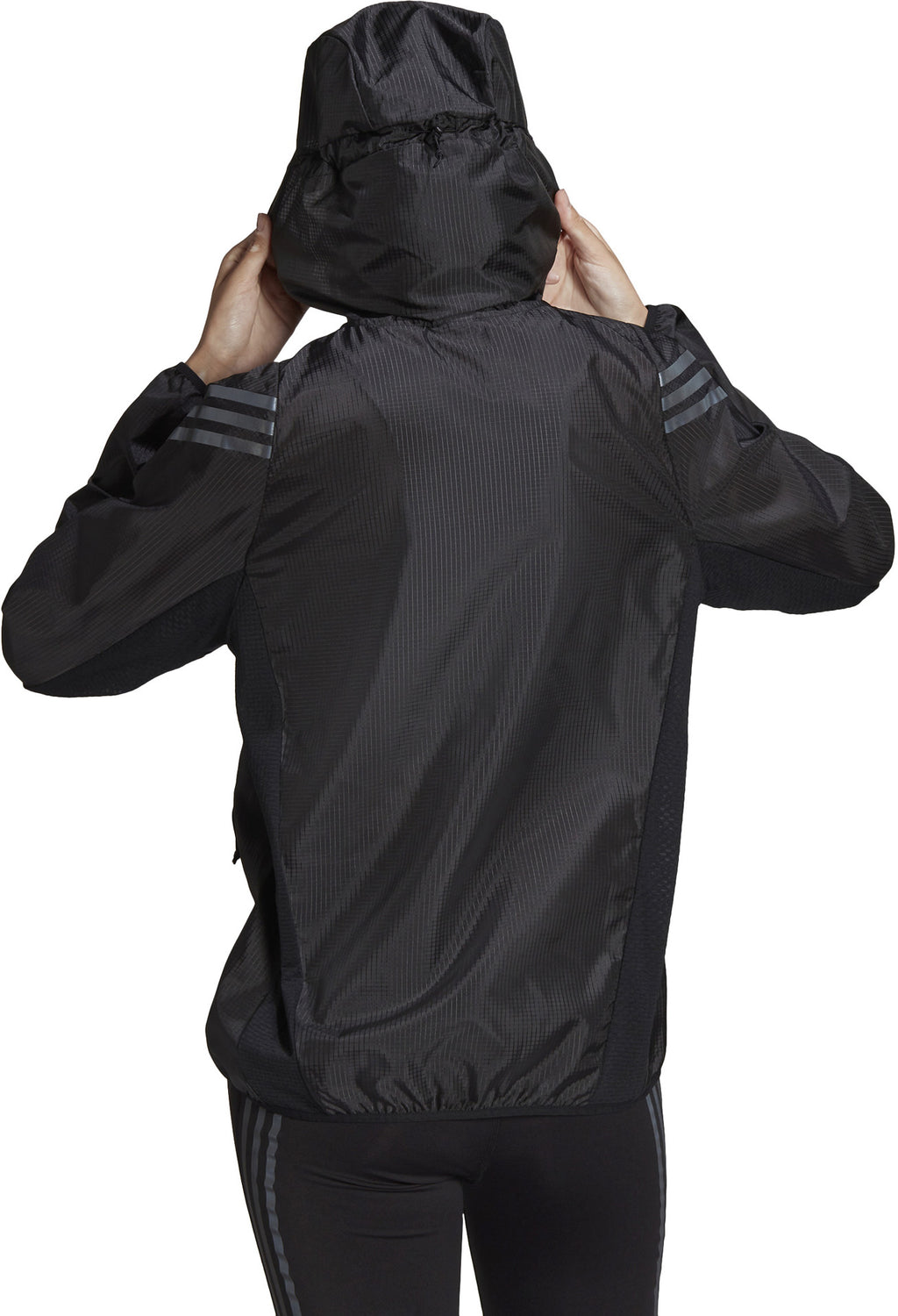 Run Icons 3-Stripes Hooded Running Windjack