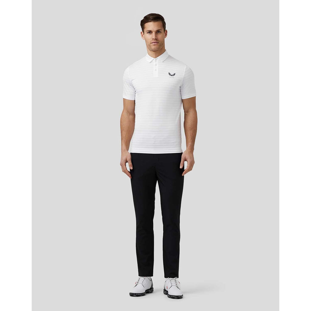 pinnacle pique stripe polo