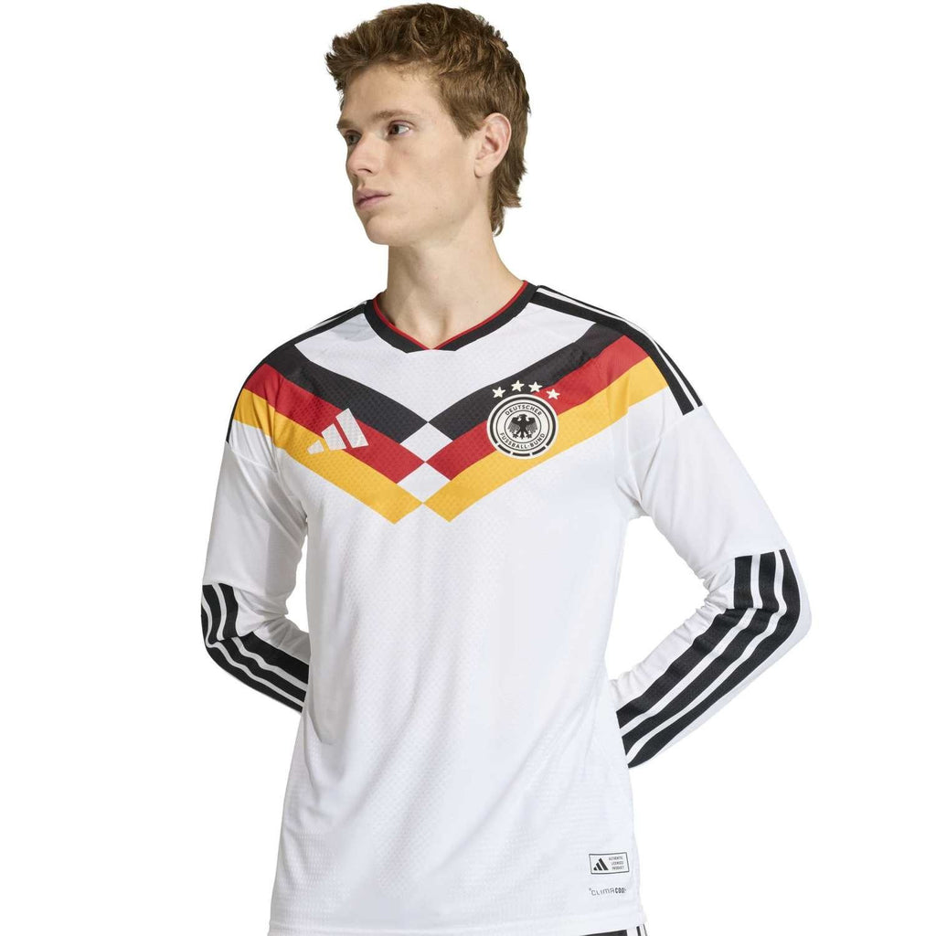 Duitsland 26 Authentiek Thuisshirt met Lange Mouwen