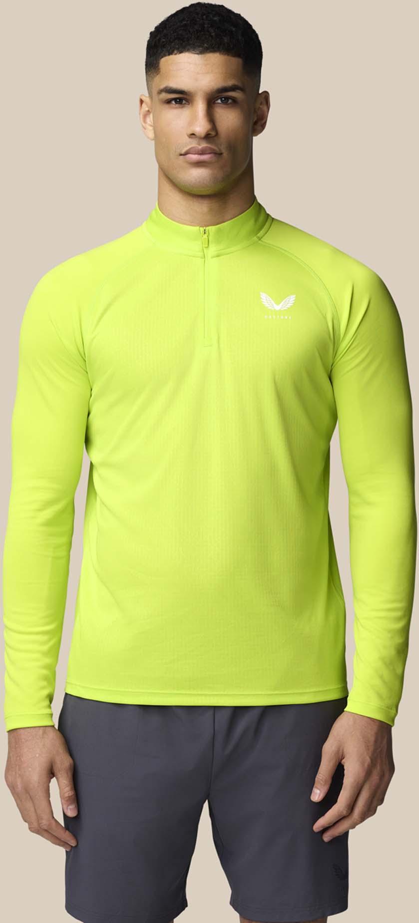 Aop 1/4 Zip Ls Top