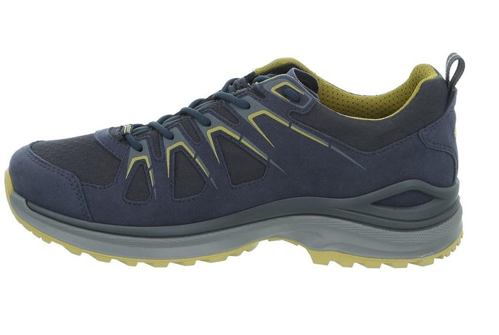 lowa innox evo gtx lo asphalt/blue