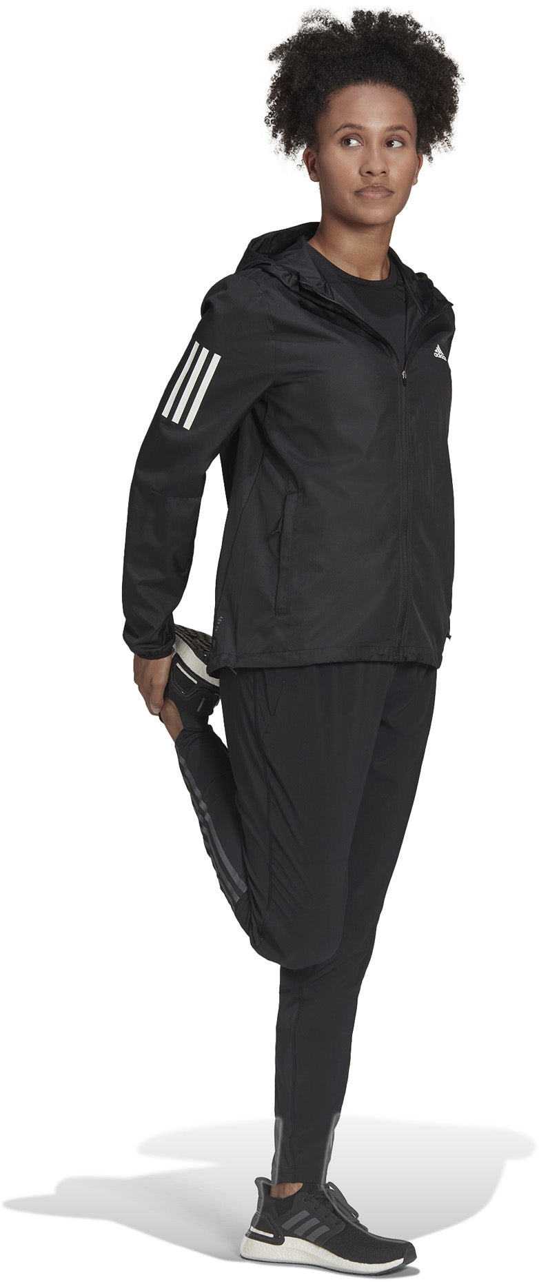 Own the Run Running windjack met capuchon